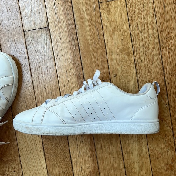 Adidas Advantage Shoes - White and Silver - Picture 4 of 9